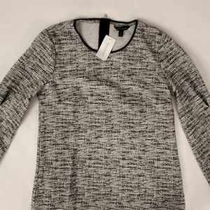 Light gray bell sleeve top